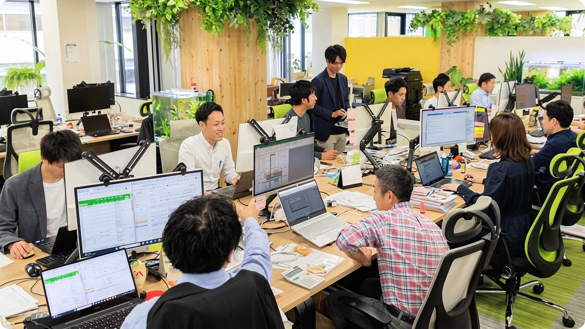 オフィスの様子